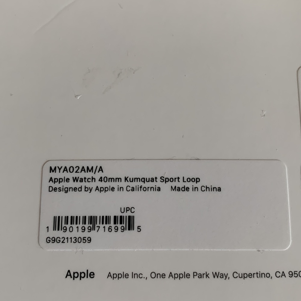 Apple Watch 40mm Kumquat Sport Loop - Picture 5 of 6